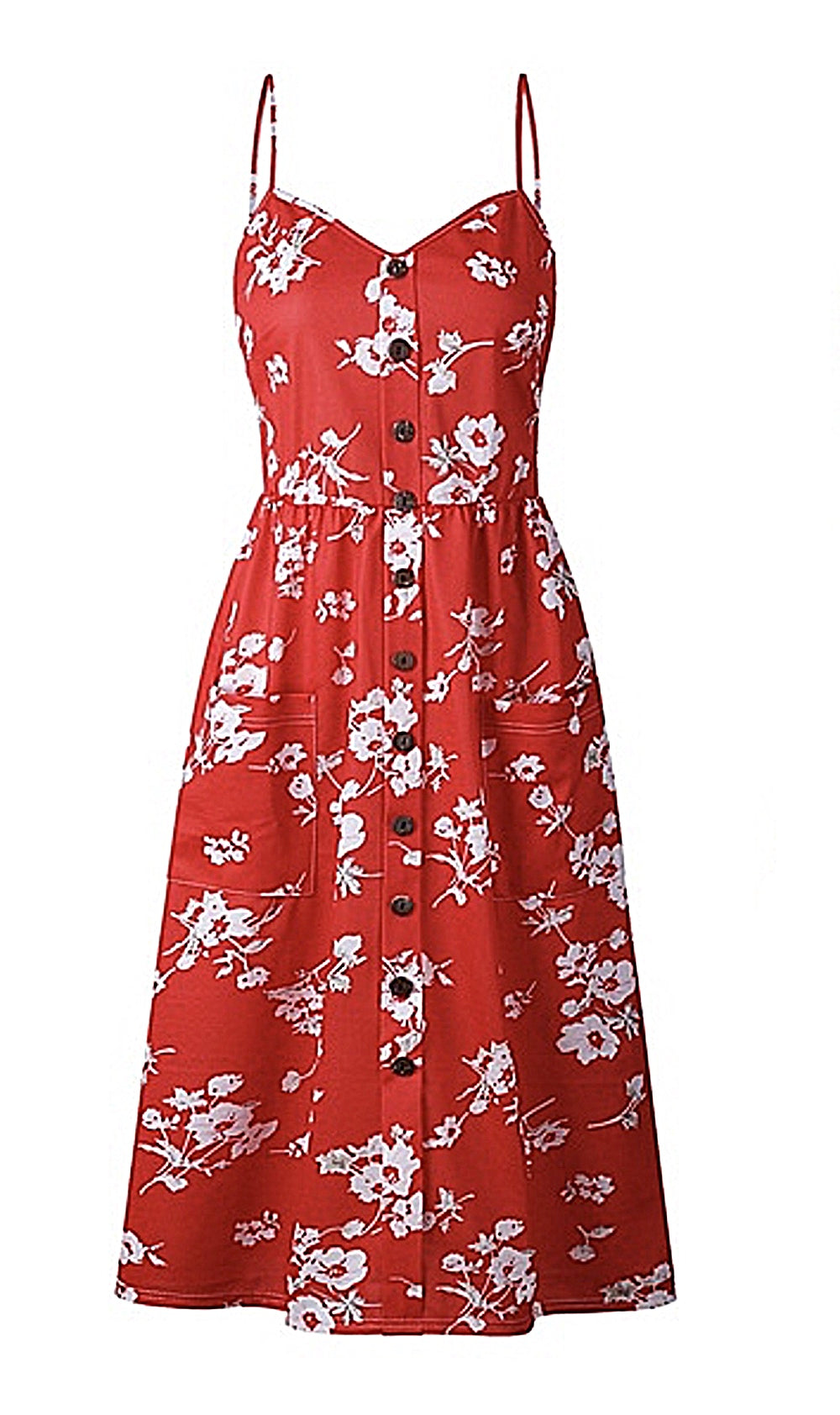 mini dress, Floral dress, dress, sun dress, summer style, summer fashion, sundress, sleeveless, beachwear, vacation style, red dress, women's casual dress, red floral dress