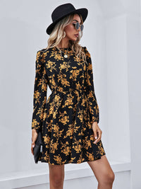 Retro Floral Mini Dress