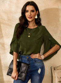 Flared Sleeve Top