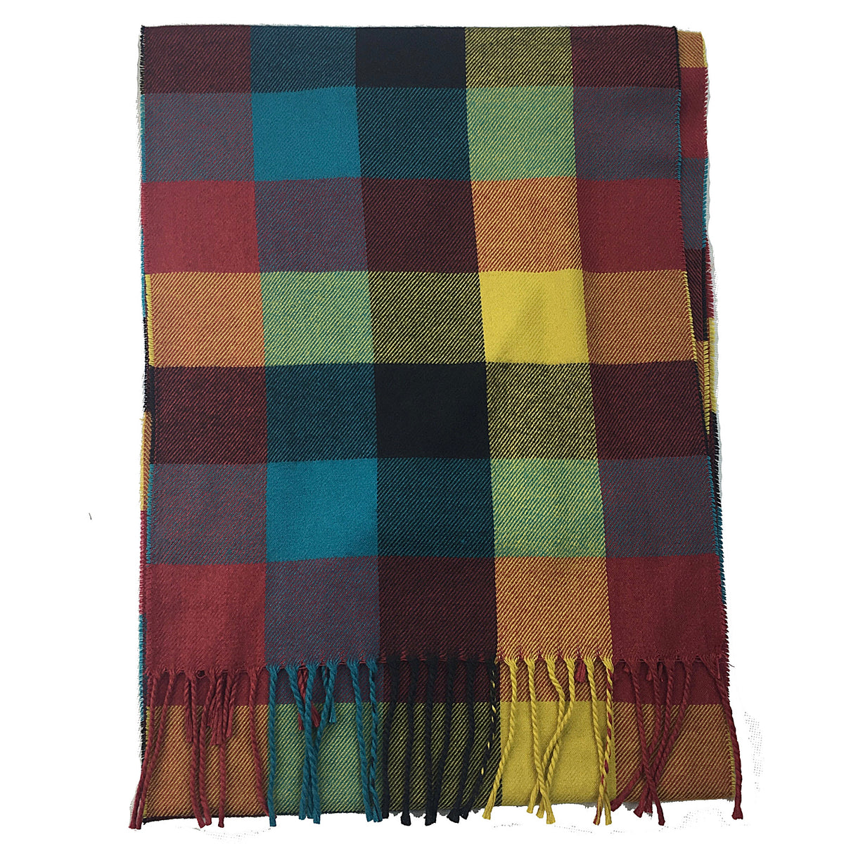 Unisex Plaid Scarves