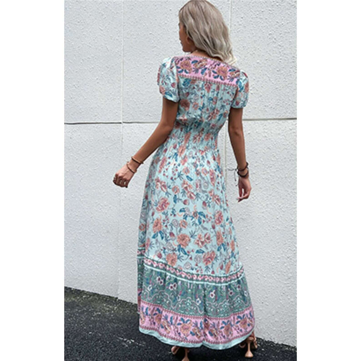 boho dress, boho style, bohemian dress, floral dress, maxi dress, Midi dress, hippie style, spring dress, summer dress, Bohemian, beachwear, Women's dresses, Bohemian wedding guest dresses, chic clothing, boho maxi dress, Green Dress, Affordable boho dres