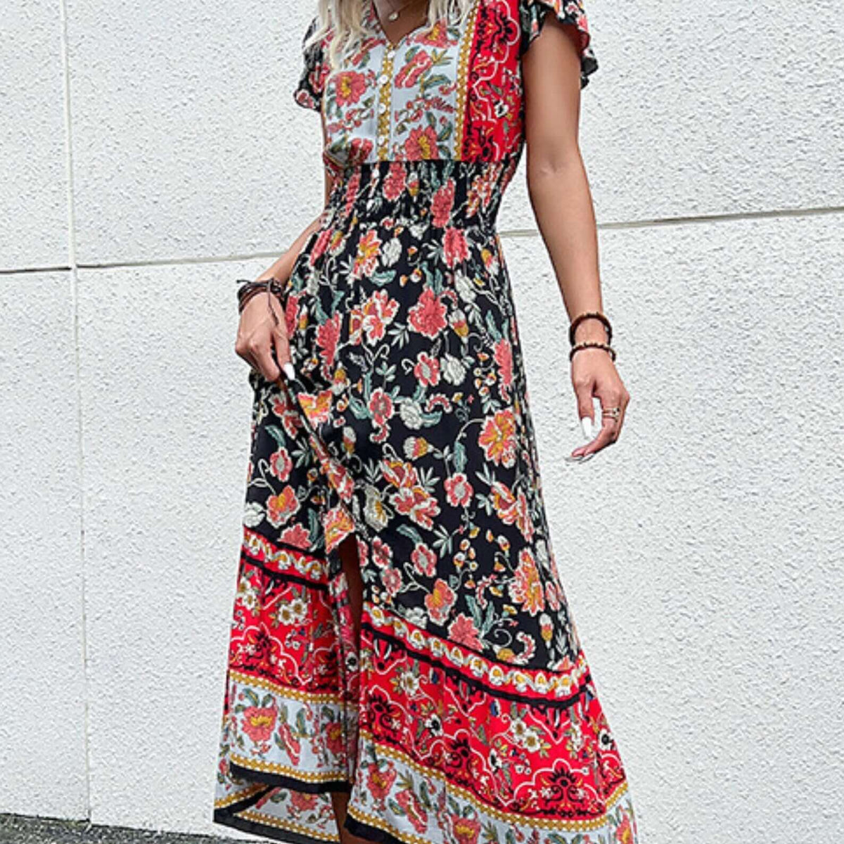 boho dress, boho style, bohemian dress, floral dress, maxi dress, Midi dress, hippie style, spring dress, summer dress, Bohemian, beachwear, Women's dresses, Bohemian wedding guest dresses, chic clothing, boho maxi dress, Red Dress, Affordable boho dresse