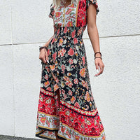 boho dress, boho style, bohemian dress, floral dress, maxi dress, Midi dress, hippie style, spring dress, summer dress, Bohemian, beachwear, Women's dresses, Bohemian wedding guest dresses, chic clothing, boho maxi dress, Red Dress, Affordable boho dresse