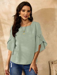 Flared Sleeve Top