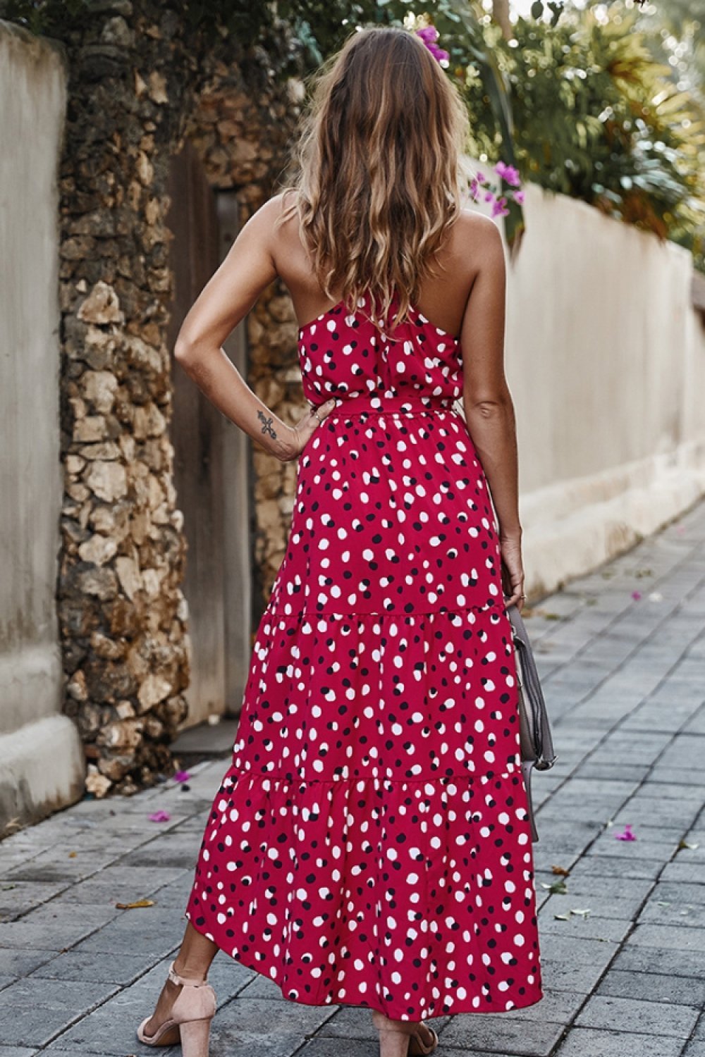 Polka Dots Maxi Dress