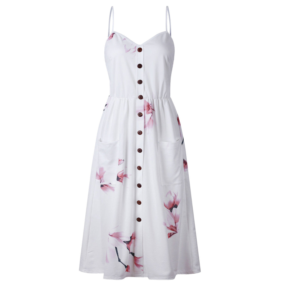 mini dress, Floral dress, dress, sun dress, summer style, summer fashion, sundress, sleeveless, beachwear, vacation style, white dress, women's casual dress