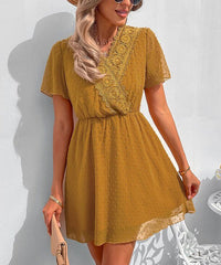 Swiss Dots Mini Dress
