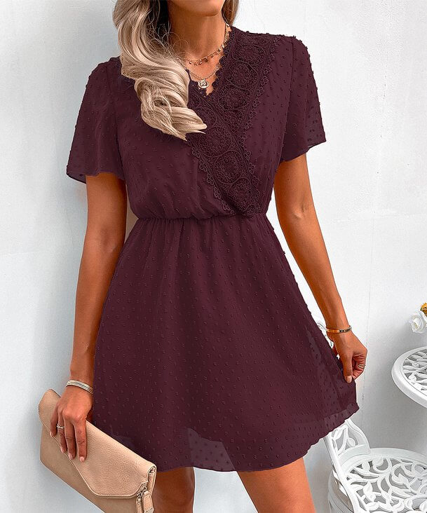 Swiss Dots Mini Dress