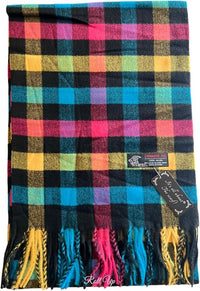 Unisex Plaid Scarf