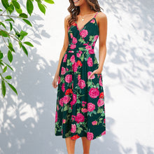 Load image into Gallery viewer, Spaghetti Strap Summer Dress

