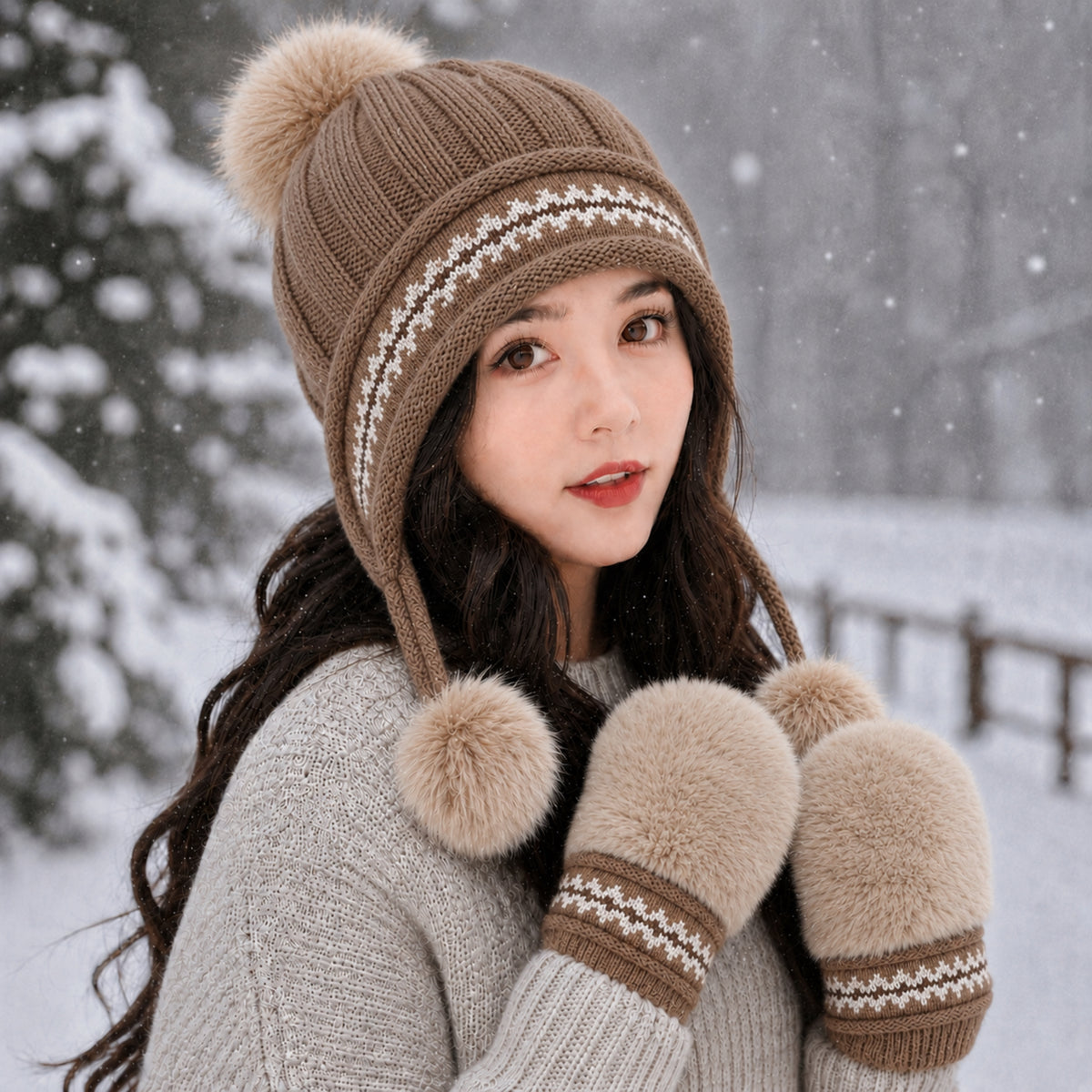 Beanie Gloves Gift Set