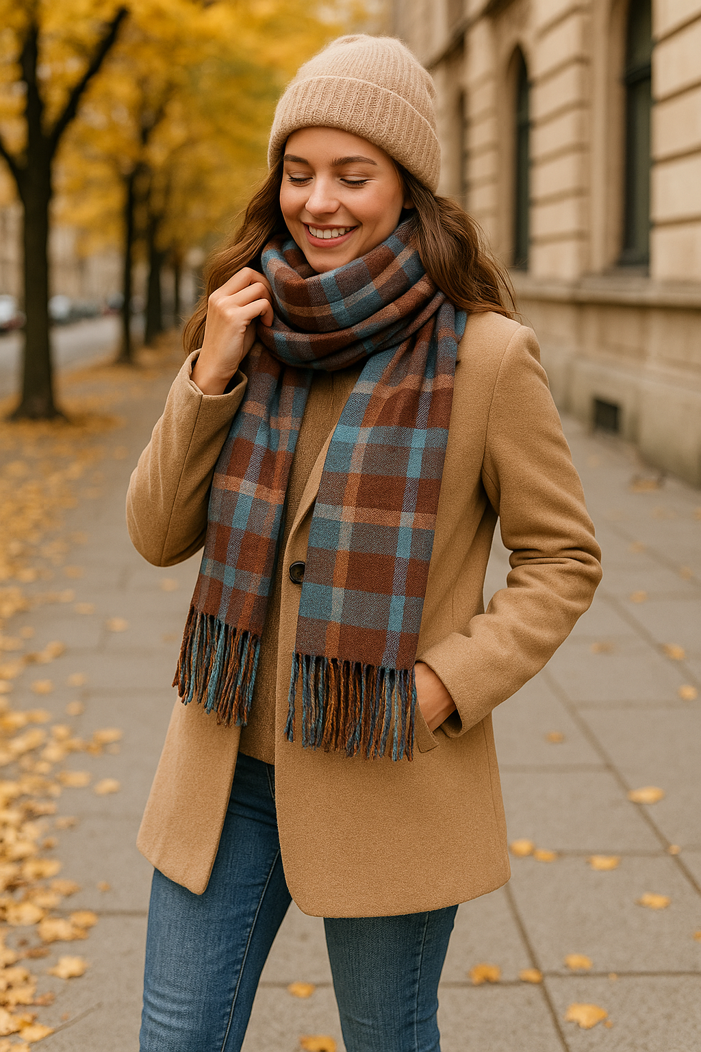 Plaid Classic Winter Scarves