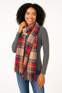 Plaid Classic Winter Scarves