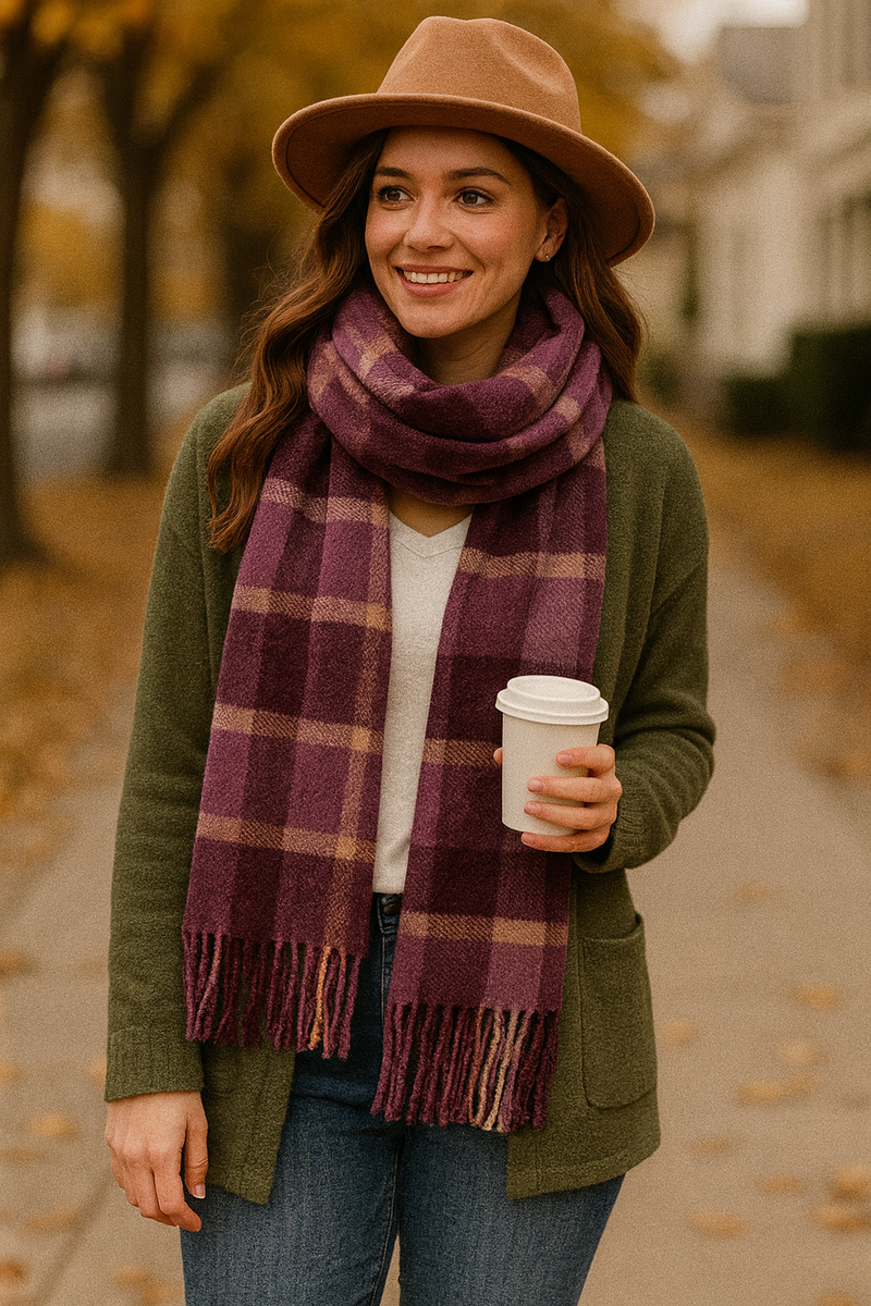 Plaid Classic Winter Scarves