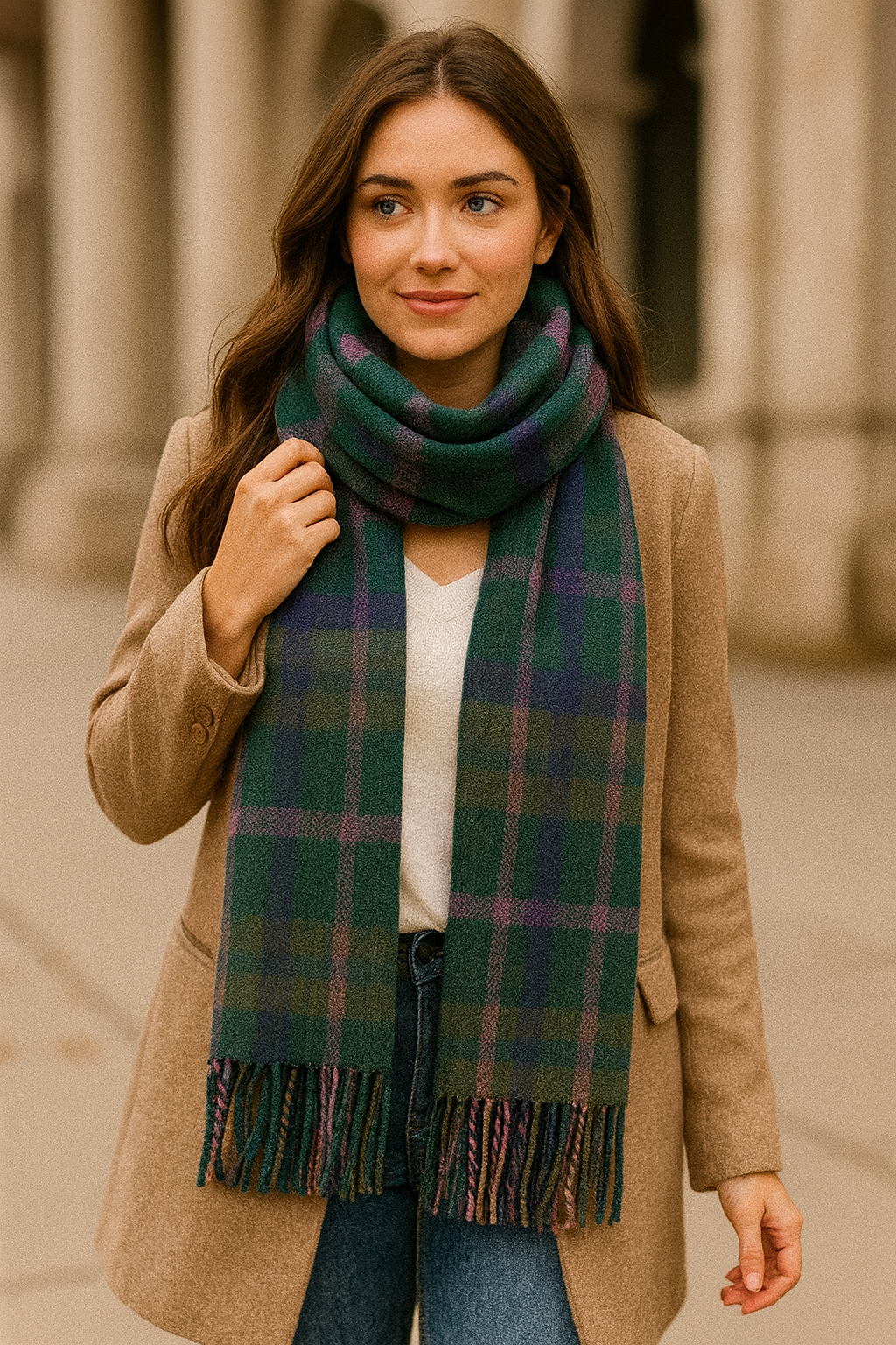 Plaid Classic Winter Scarves