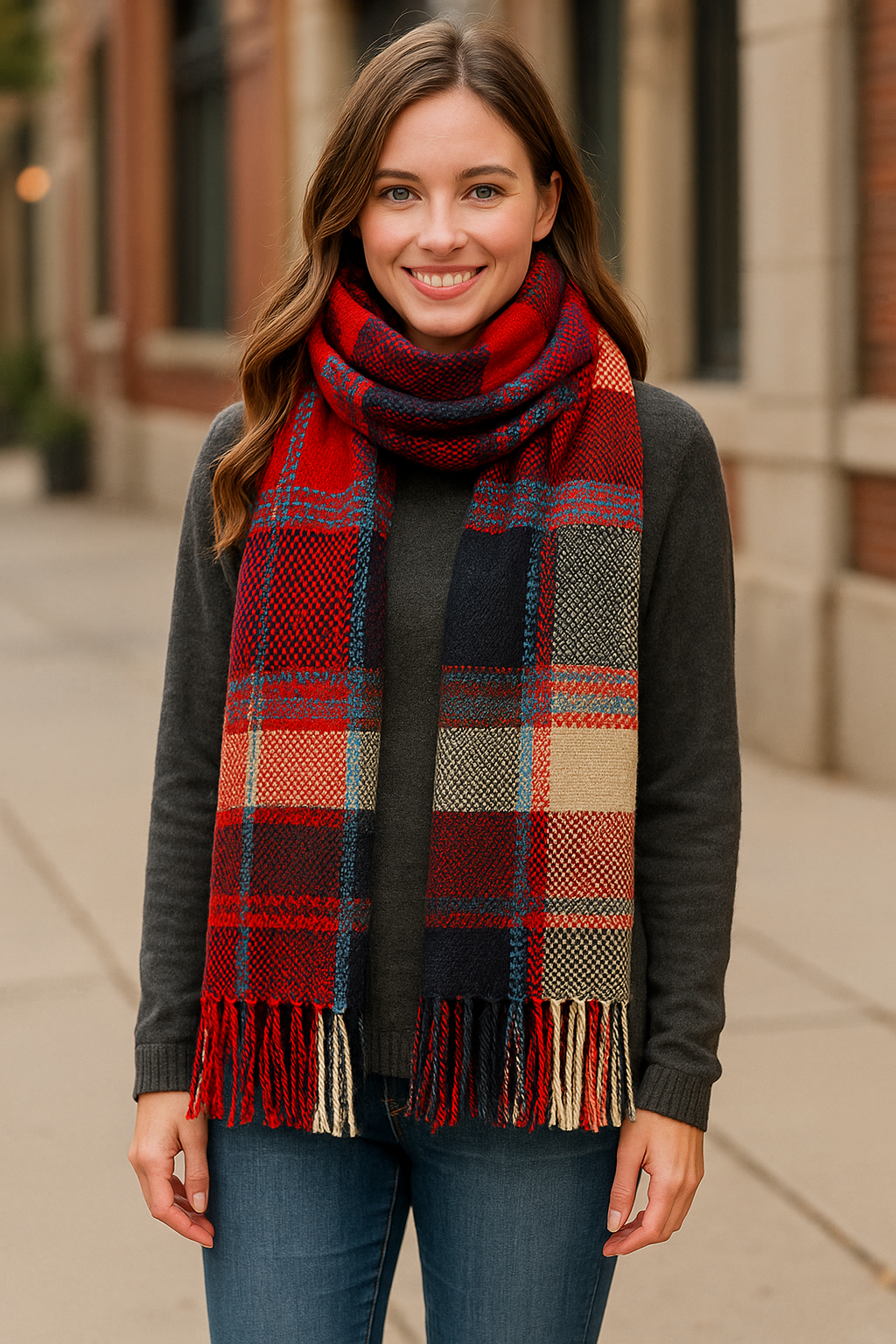 Plaid Classic Winter Scarves