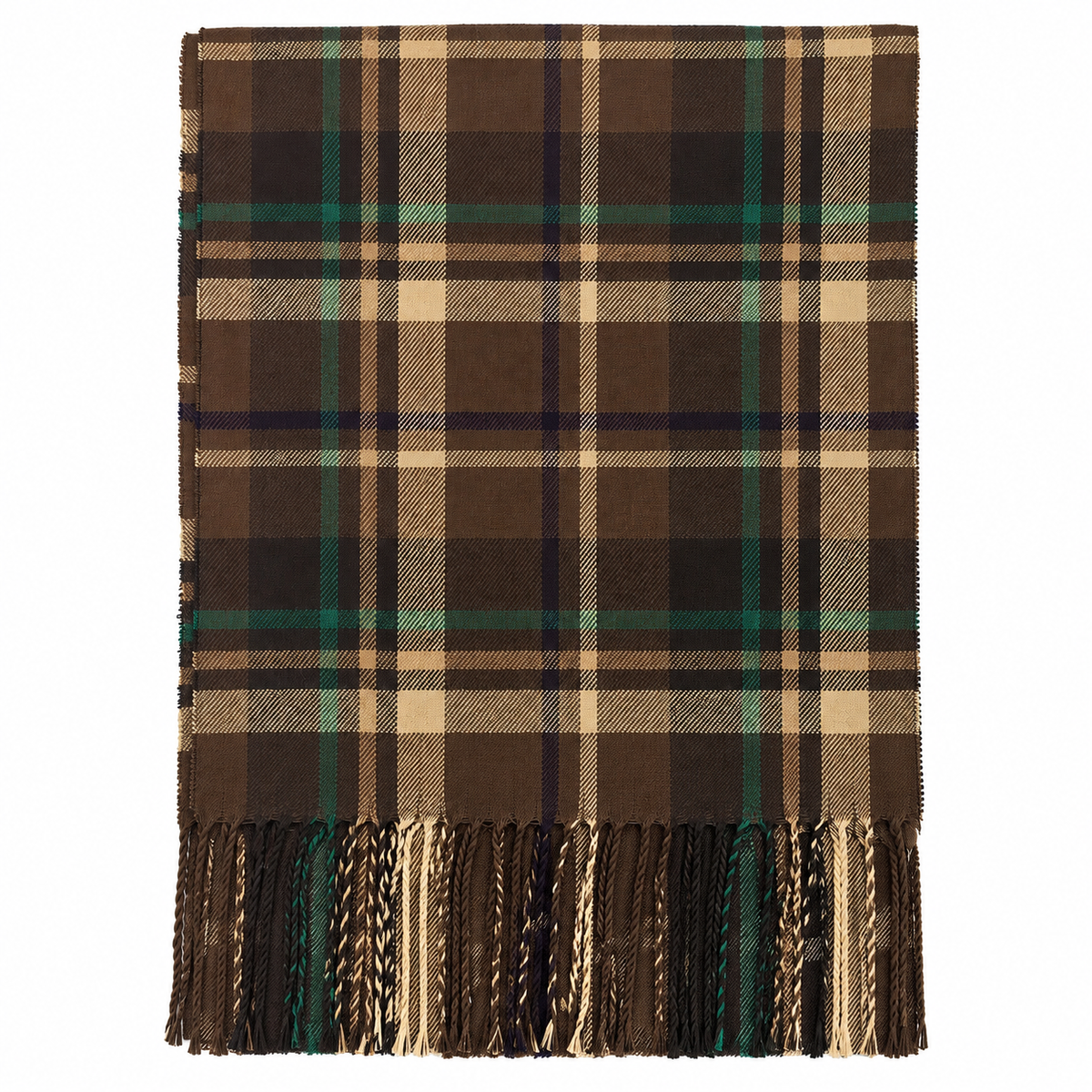 Unisex Plaid Scarf