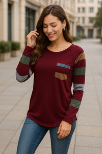 Casual Long Sleeve Top