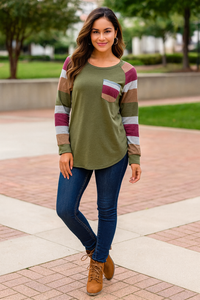 Casual Long Sleeve Top
