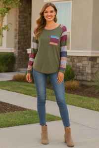 Casual Long Sleeve Top