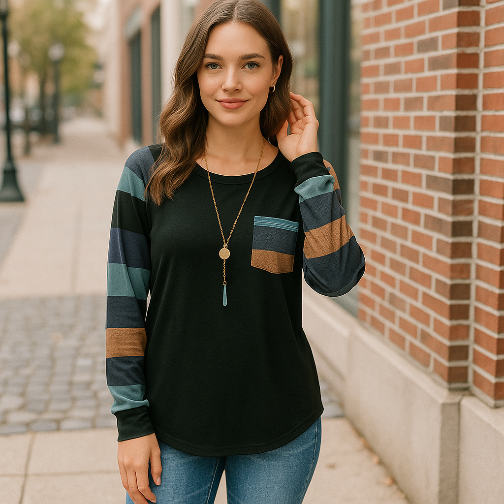 Casual Long Sleeve Top