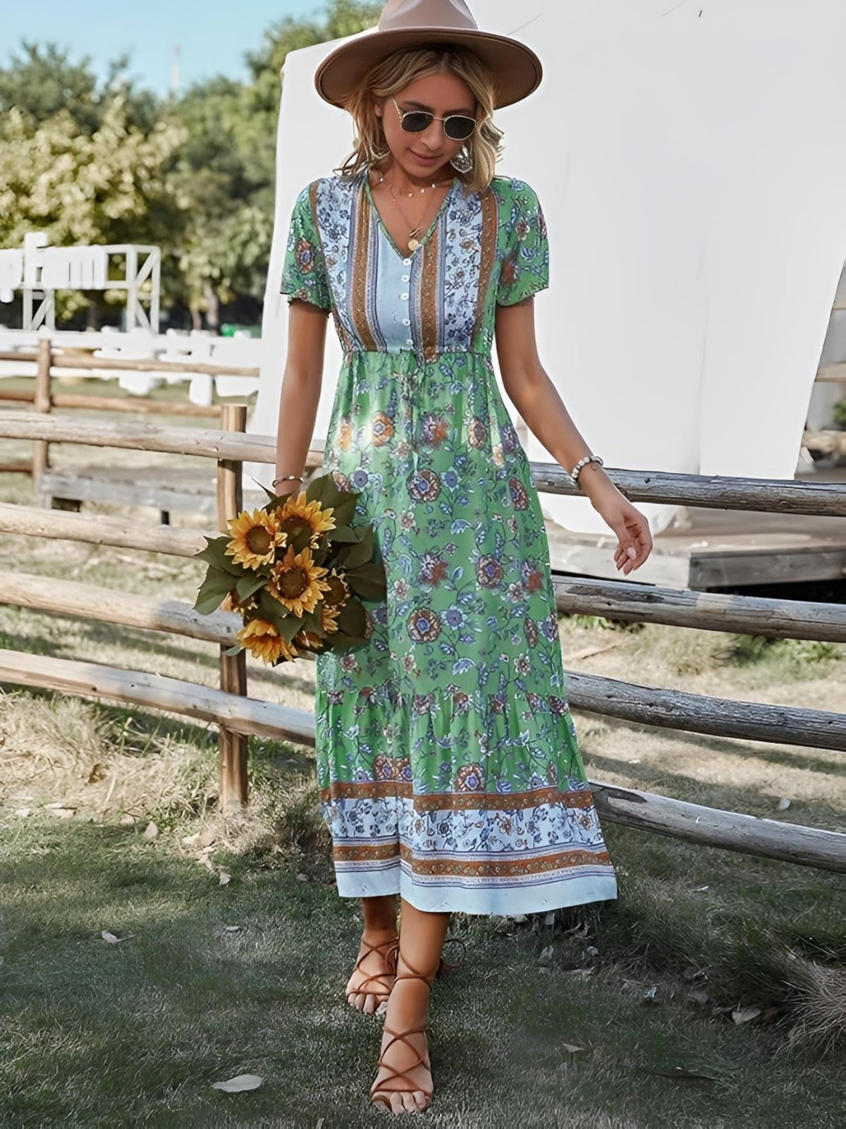 Bohemian Trend Midi Dress