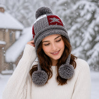 Earflap Knitted Beanies