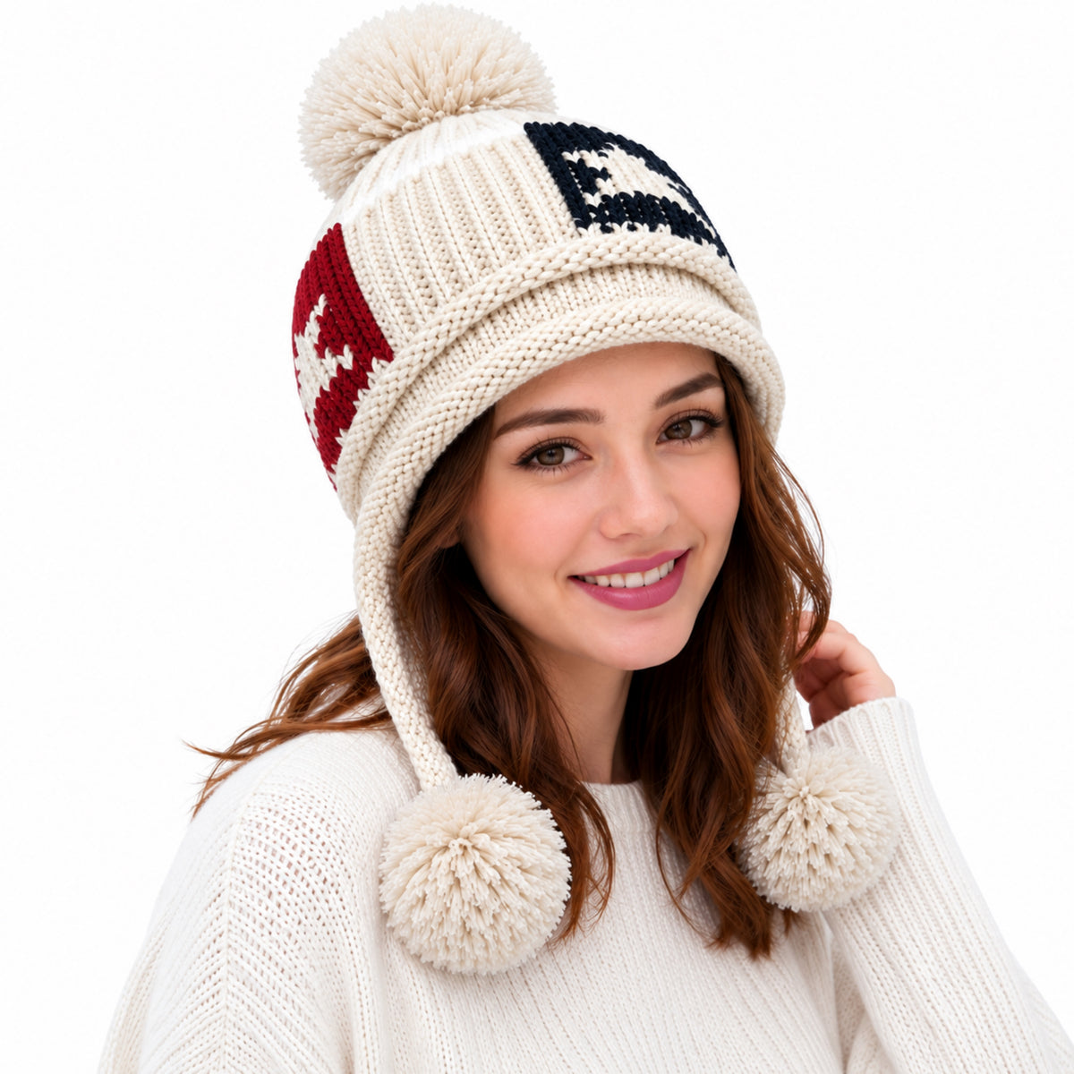 Earflap Knitted Beanies