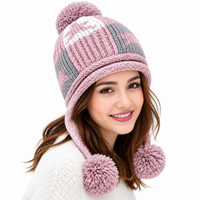 Earflap Knitted Beanies