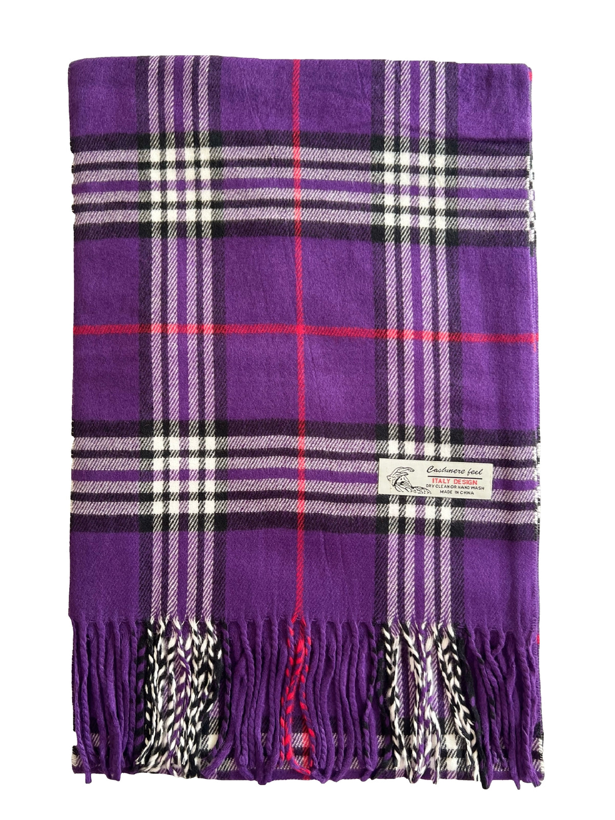 Unisex Plaid Scarves