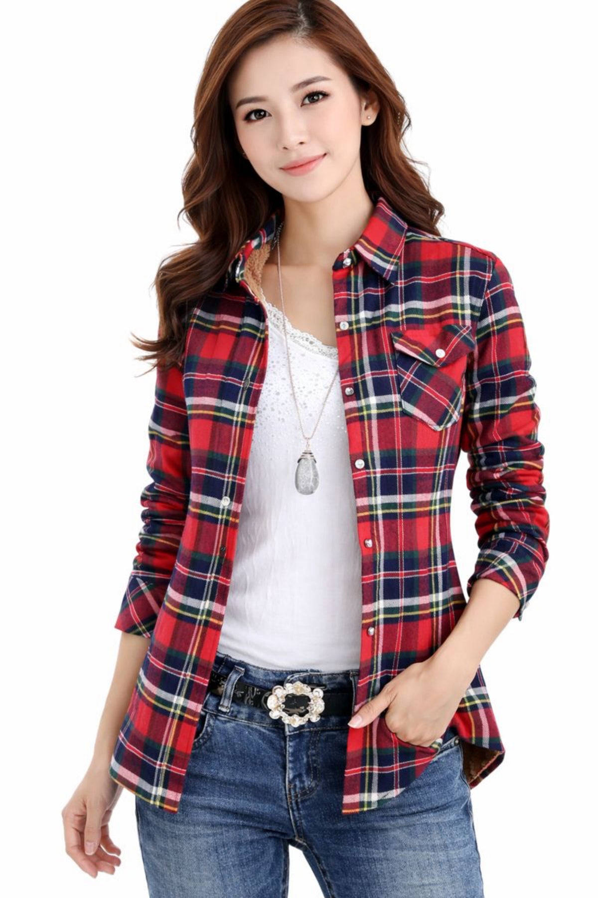 Plaid Jacket Shirt