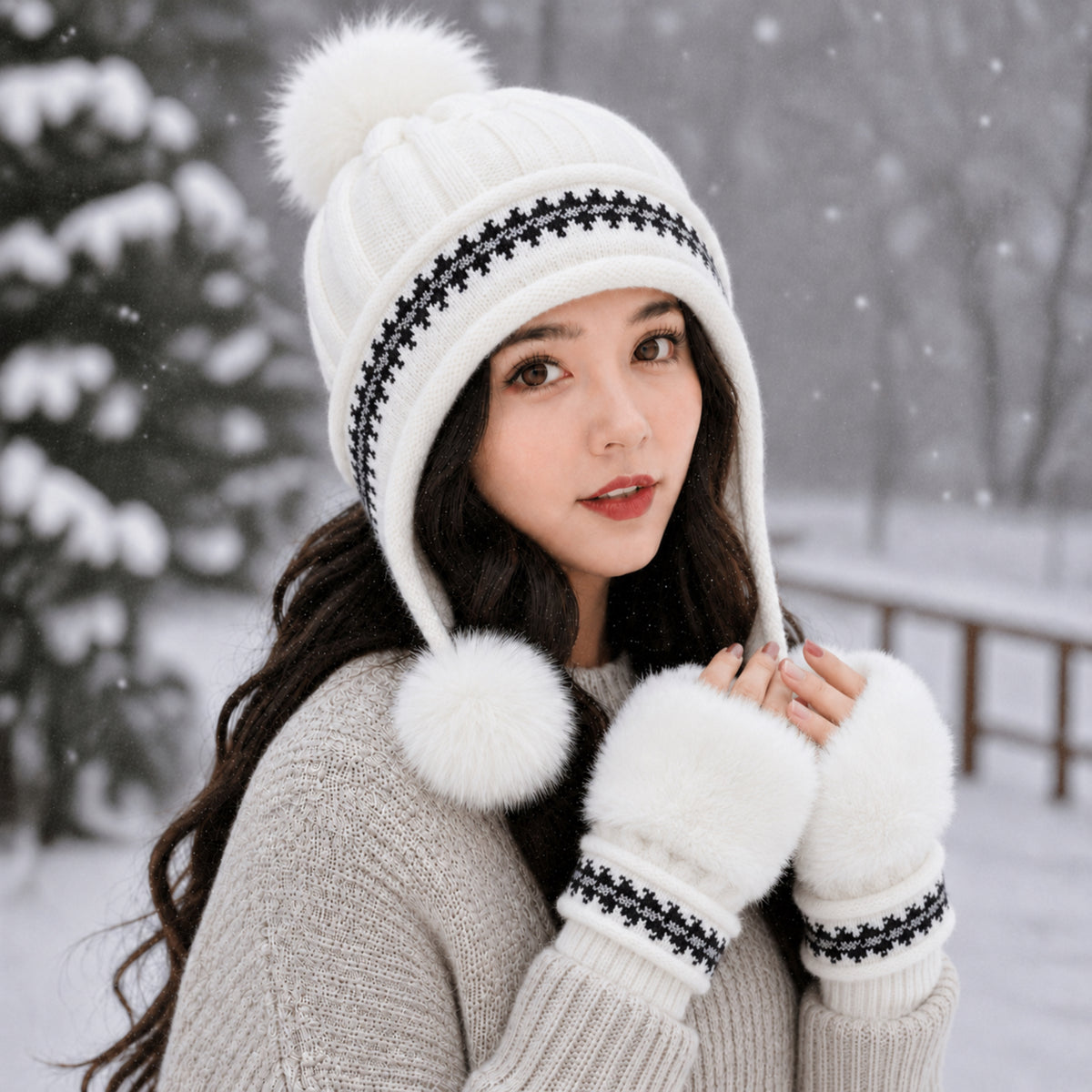 Beanie Gloves Gift Set