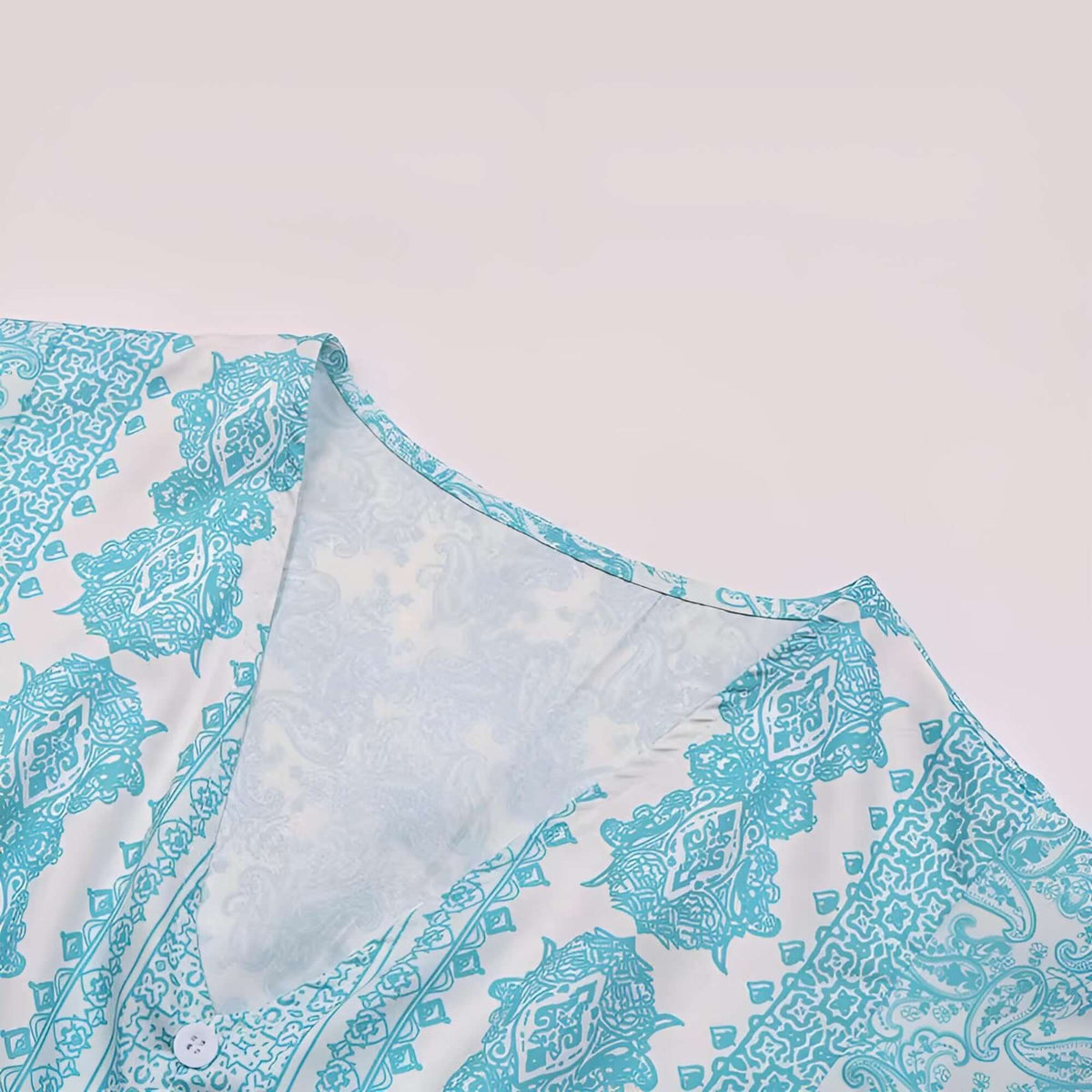 Baby Blue Boho Midi Dress - Women's boho fashion | Roll Up Fashion