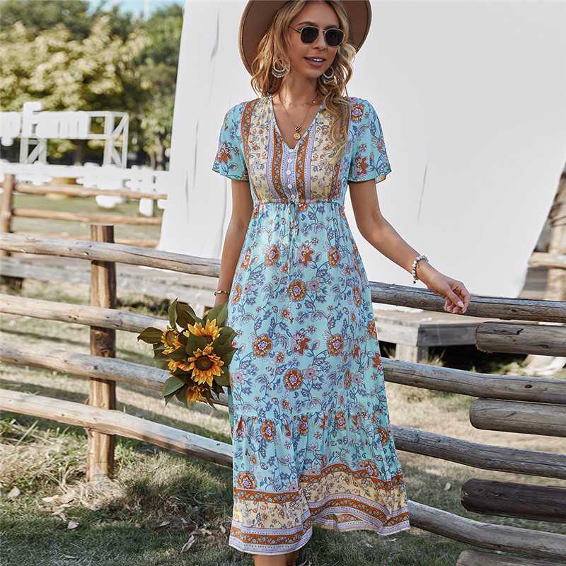 Bohemian Trend Midi Dress