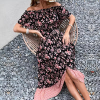 Off Shoulder Bohemian Maxi