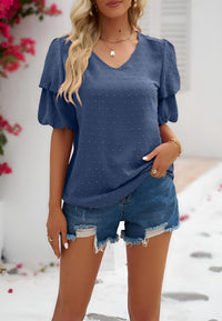 Tired Sleeve Blouse