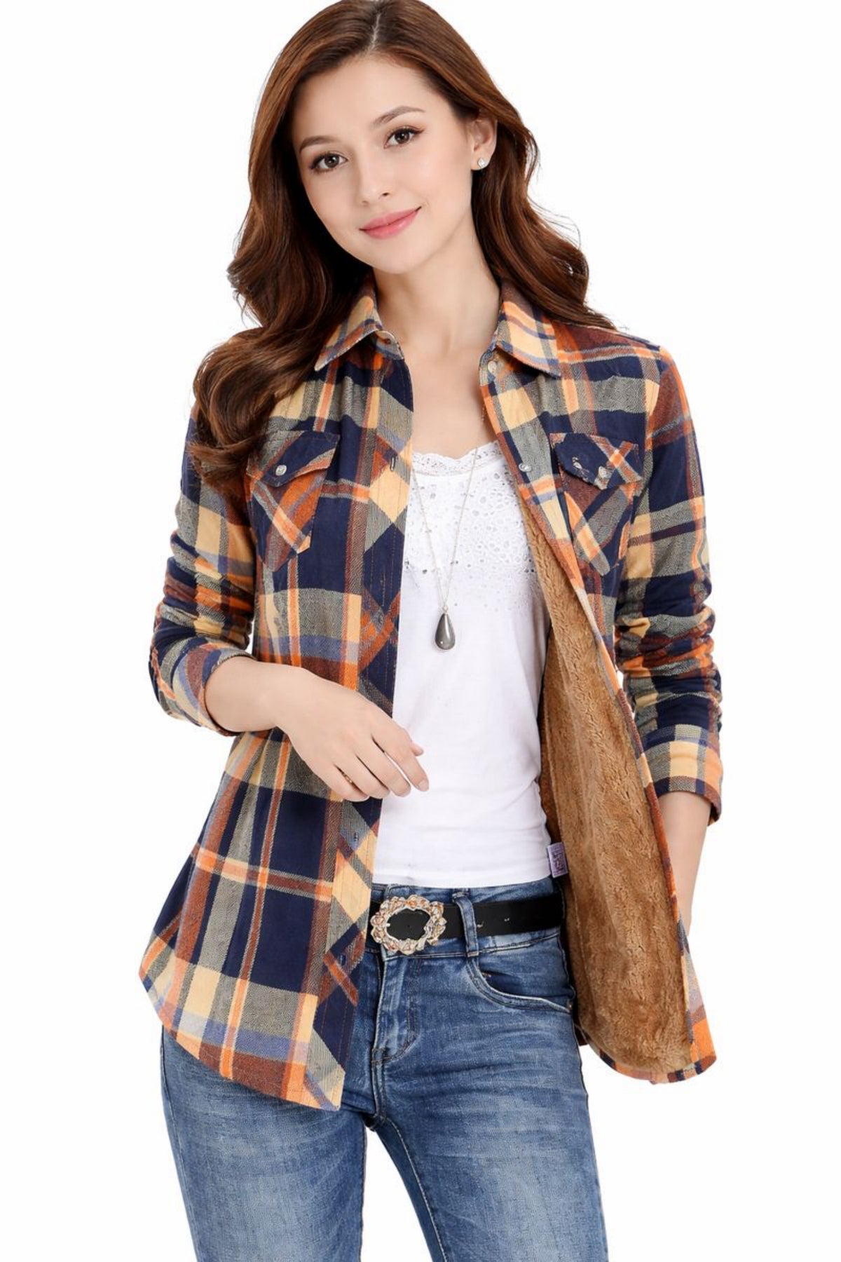 Plaid Jacket Shirt