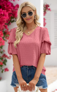 Tired Sleeve Blouse