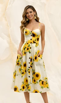 Sunflower Midi SunDress