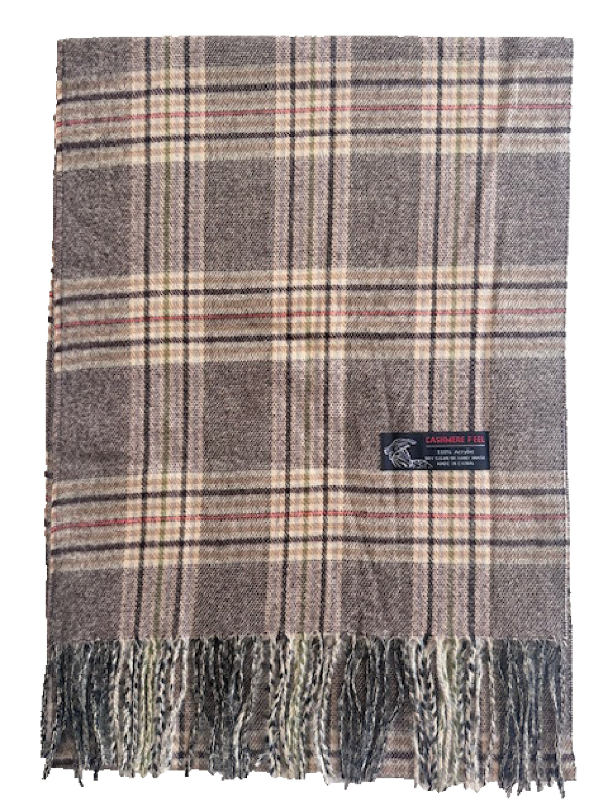 Unisex Plaid Scarves