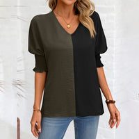 Two Tone Top - Women's boho fashion | Roll Up Fashion
