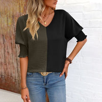 Two Tone Top - Women's boho fashion | Roll Up Fashion
