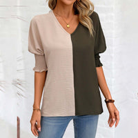 Two Tone Top - Women's boho fashion | Roll Up Fashion