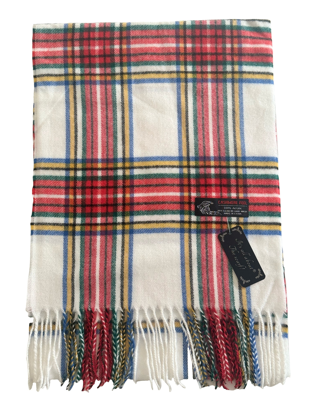 Unisex Plaid Scarves