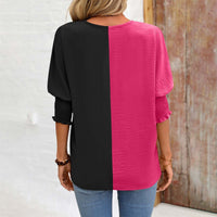 Two Tone Top - Women's boho fashion | Roll Up Fashion