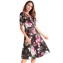 Load image into Gallery viewer, Beautiful Floral Midi Dress

