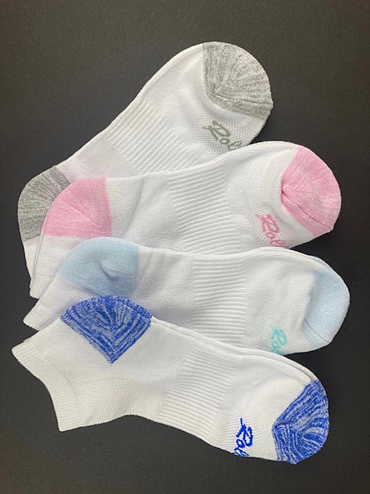 Low Cut Sports Socks- 4 Variety Color Pack