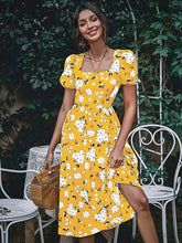 Load image into Gallery viewer, Backless Floral Midi Dress
