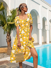 Load image into Gallery viewer, Backless Floral Midi Dress
