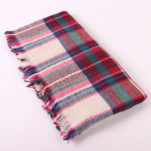 Load image into Gallery viewer, Plaid Tartan Infinity Scarf

